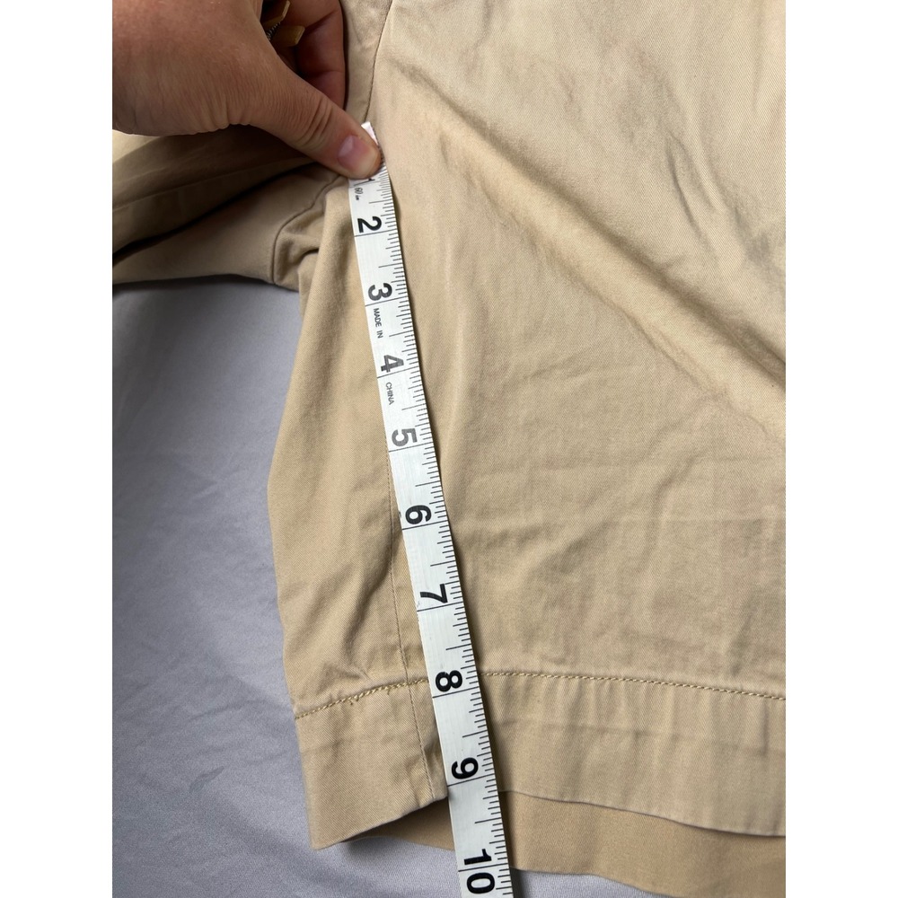 Polo Ralph Lauren Mens 36 Khaki Stretch Classic Fit Chino Shorts Cotton Blend - Picture 11 of 12